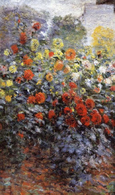 Claude Monet Detail from Monet-s Garden in Argenteuil Norge oil painting art